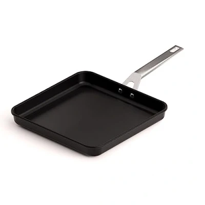 Image of VALIRA Aire Plancha premium 28x28 cm Made in Spain, cast aluminium multi layer non stick with titanium, suitable for Induction.