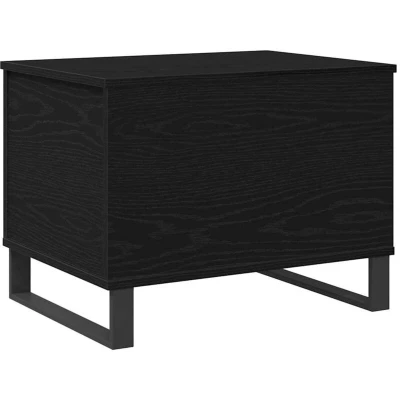 Image of vidaXL Coffee Table Lift Top Black Oak 60x44,5x45 cm Engineered Wood