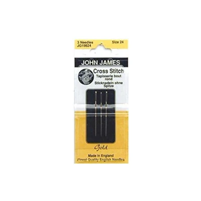 Image of Colonial Needle Gold Blunt Tapestry Hand Needles Size 24 3/Pkg