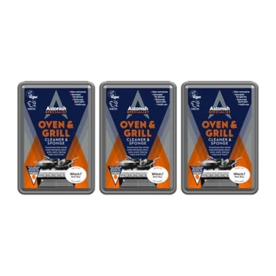 Image of Astonish Premium Edition Oven &amp; Grill Cleaner Sponge 3 x 250g