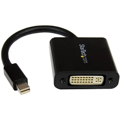 Image of StarTech.com Mini DisplayPort to DVI Adapter DP D Converter 1080p Video mDP or Thunderbolt 1/2 Mac/PC Monitor Compact 1.2 Single Link Dongle (MDP2DVI3)