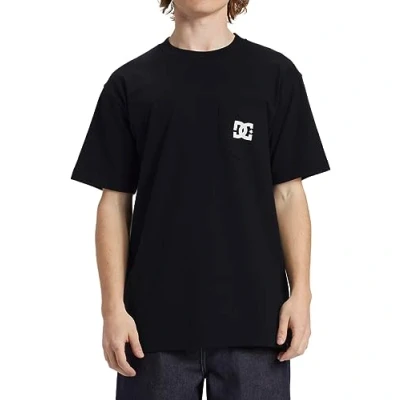 Image of DC Shoes Boys Star Pocket T Shirt, Black, XS EU