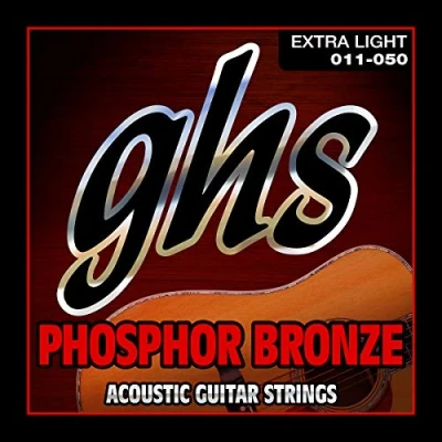 Image of GHS S315 11 50 Extra Light Phosphor Bronze Acoustic String Set