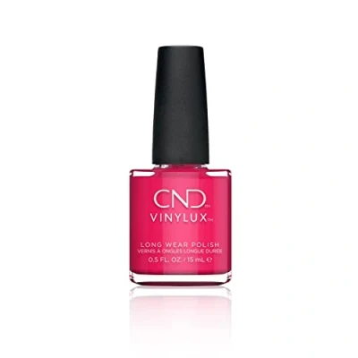 Image of CND Vinylux Long Wear Nail Polish (No Lamp Required), 15 ml, Red, Offbeat