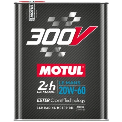 Image of Motul 110824 300V Le Mans ESTER Core Technology Car Racing Motor Oil Viscosity 20W 60, SAE J 300 2 Litres