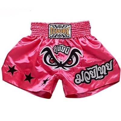 Image of FLUORY Thai Boxing Shorts, Muay Fight MMA Shorts Clothing Training Cage Fighting Grappling Martial Arts Kickboxing