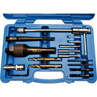 Image of BGS 8297 Tool Tray 1/3: Glow Plug Removal and Thread Repair Set M8, M10 17 pcs.