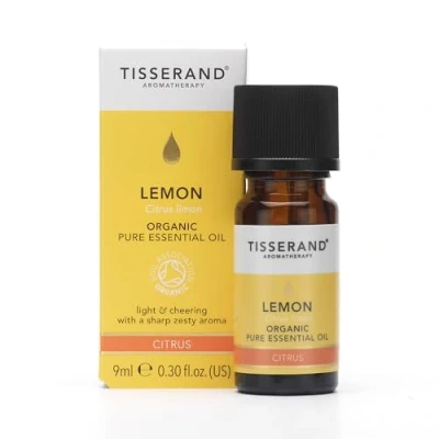 Image of Tisserand Aromatherapy ,Lemon Organic Essential Oil ,Massage Oil, , Skin For Diffuser ,100% Natural Pure Oils ,9ml