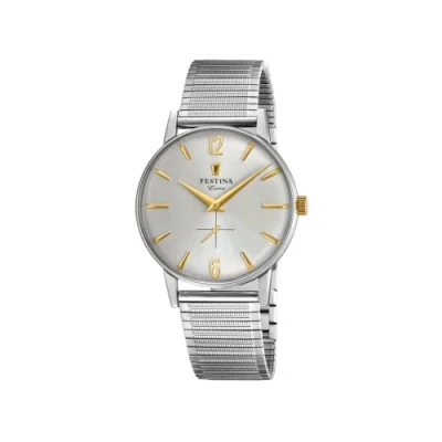 Image of Festina Mens Analogue Classic Quartz Watch with Stainless Steel Strap F20250/2