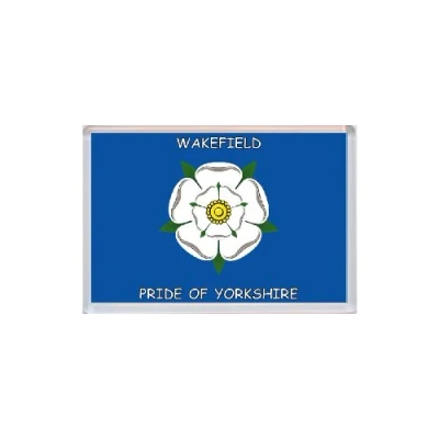 Image of Wakefield Pride of Yorkshire County Flag Jumbo Fridge Magnet
