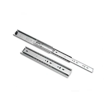 Image of Solid Metal Steel Drawer Ball Bearing Runners Slides Full Extension (1 Pair 650mm)