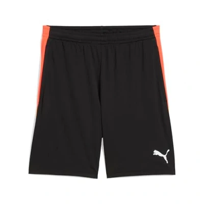 Image of Puma Individual LIGA Training Shorts OPEN Pockets Sports shorts, Men&#039;s, Size: XXL, Black/heat fire