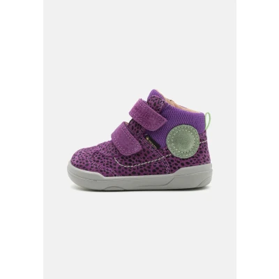 Image of Superfit Barefoot Superfree Hightop trainers for kids, Size: 3.5/4K, Lila/hellgrün Leather and textile