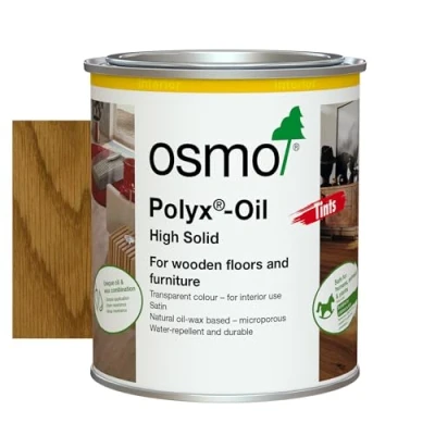 Image of Osmo Polyx® Oil Tints Hard Wax 3071, Honey Satin Finish, 750ml Durable Wood for Wooden Furniture, Water Resistant Floor Wax, Treatments Ideal Oak, Pine, Spruce, Beech &amp; More