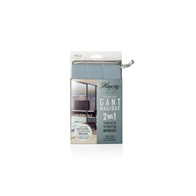 Image of HAGERTY microfibre glove glass 23 x 13 cm I Cleaning for surfaces such as windows mirrors tables ceramic hobs etc Scratch &amp; lint free Without chemicals