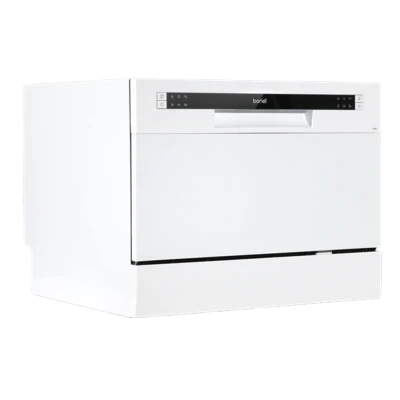 Image of Baridi Compact Tabletop Dishwasher 6 Place Settings, Programmes, Low Noise, 6.5L Cycle, Start Delay White DH83