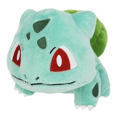 Image of Sanei Pokemon All Star Series PP17 Bulbasaur Stuffed Plush, 4&quot;