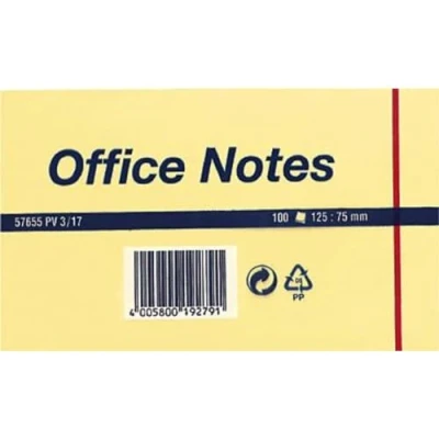Image of tesa Office Notes Haftnotiz 125x75mm 100BL