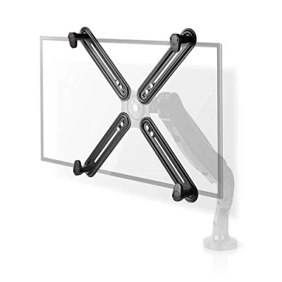 Image of NEDIS Non VESA Monitor Adapter Wall &amp; Desk Mount Kit for 13 27 inch Screen Max 8 kg, Black