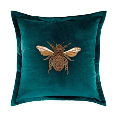 Image of Voyage Maison Layla Cushion Teal 50cm x