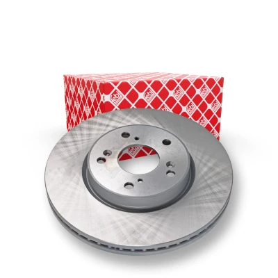 Image of 45251T3VA01, 45251T7WA02, 45251T8MG01 Brake disc FEBI BILSTEIN 108668 Front Axle 293mm 25mm 5 Hole 114,3mm internally vented Coated HONDA: HR V II