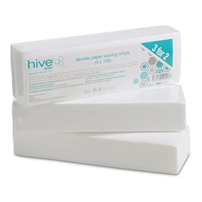 Image of Hive Flexible Paper Waxing Strips 3 for 2 Packs of 100