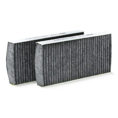Image of GCF081 Pollen Filter PURFLUX AHC264 2 Activated Carbon 264mm 134mm 32mm RENAULT: Laguna 3, 3 Grandtour, III Coupe