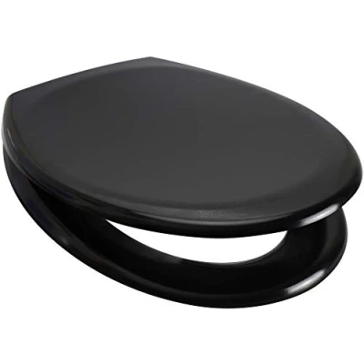 Image of Euroshowers Rainbow Soft Close Toilet Seat (Black)