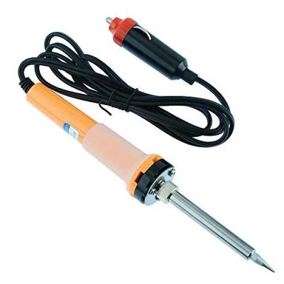 Image of 12V Soldering Iron 30W with Cigarette Lighter Plug Auto Quick Repair Tool