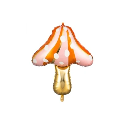 Image of 29&quot; Mushroom Foil Balloon, Novelty Fun Birthday Party Balloons, Decorations, Childrens Balloon Helium or Air