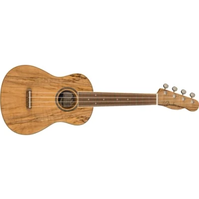 Image of Fender Zuma Exotic Concert Ukulele, Walnut Fingerboard in Spalted Maple
