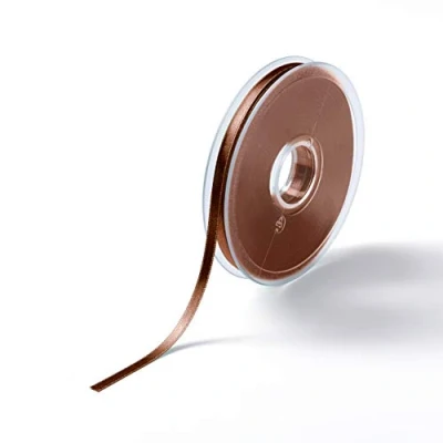 Image of Prym 982323 Satin Ribbon 6 mm Medium Brown 100% PES