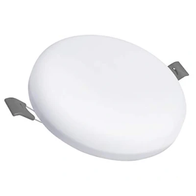 Image of 12w Round LED Panel Slim Flush Mount 6500k Cool White Ceiling Down Light Frameless Spot 12RCWA