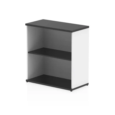 Image of Impulse 800mm Bookcase Black and White