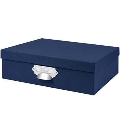 Image of Rössler Soho Box for A4 Papers with Index Holder/Handle Black