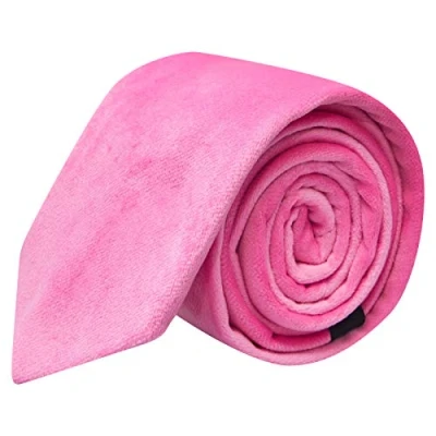 Image of King &amp; Priory Pink Velvet Tie