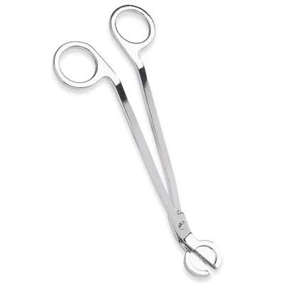 Image of LAGAHS Candle Wick Trimmer, Polished Stainless Steel Scissors, Snuffer, Clipper, Oil Lamp Accessories for Various Occasions (Silver)