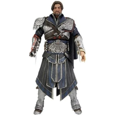 Image of Assassin&#039;s Creed: Ezio Action Figure (Onyx Costume Unhooded) (Onyx) Limited Edition by NECA