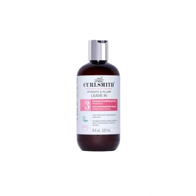 Image of Curlsmith Hydrate &amp; Plump Leave In Hair Conditioner, Volumizing and Nourishing for Wavy, Curly or Coily Hair, Vegan (237ml/8fl oz)