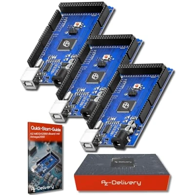 Image of AZDelivery 3 x Compatible with AZ MEGA2560 Board Controller including eBook