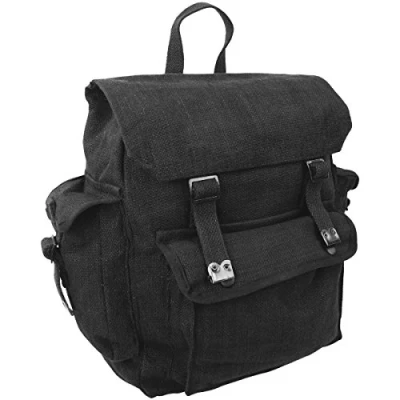 Image of Highlander Large Pocketed Web Backpack Black