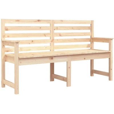 Image of vidaXL Garden Bench 159.5x48x91.5 cm Solid Wood Pine