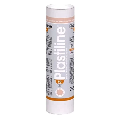 Image of Plastiline 1250T Tube of Modeling Dough, High Precision Modeling, Sculpting, Molding Hardness 50 (soft) 1 kg Naples Rose shade. Made in France