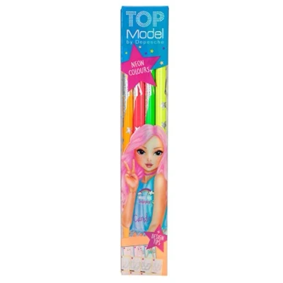 Image of Depesche TOPModel Neon 6399 Colouring Pencils, Set of 4