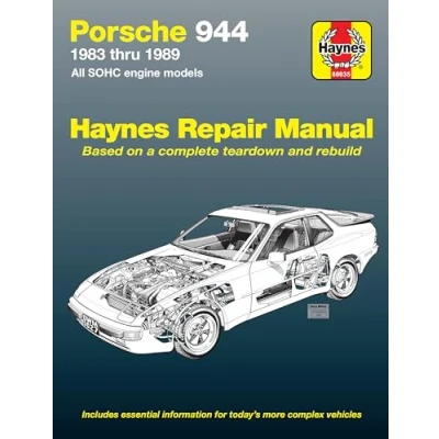 Image of Porsche 944 4 cylinder (1983 1989) Haynes Repair Manual (USA) (Paperback)