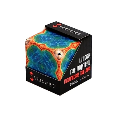 Image of SHASHIBO Shape Shifting Box Award Winning, Patented Fidget Cube w/ 36 Rare Earth Magnets Transforms Into Over 70 Shapes (Earth Explorer Series)