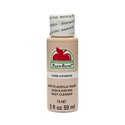 Image of Plaid:Craft Acrylic Paint, Lite Mocha, 2oz
