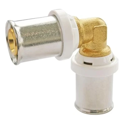 Image of SOMATHERM for You, Crimp Elbow Multilayer Tube Ø16 90 Connection multiprofile U, H, TH Easy Installation, Conforms to NF 545, Secure Seal