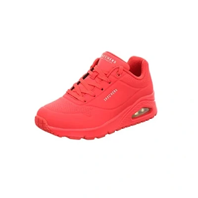 Image of Skechers Sport UNO Trainers, Women&#039;s, Size: 5, Red High quality imitation leather