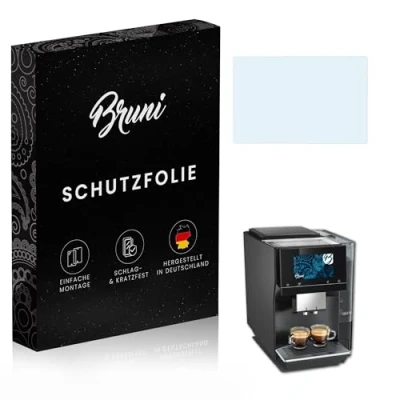 Image of Bruni Screen Protector compatible with Siemens EQ.700 classic Film, crystal clear Protective Film (2X)